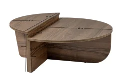 Salontafel Orion Walnoot