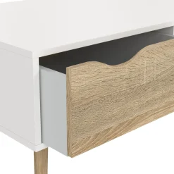 Salontafel Oslo Wit/Naturel - Giga Living