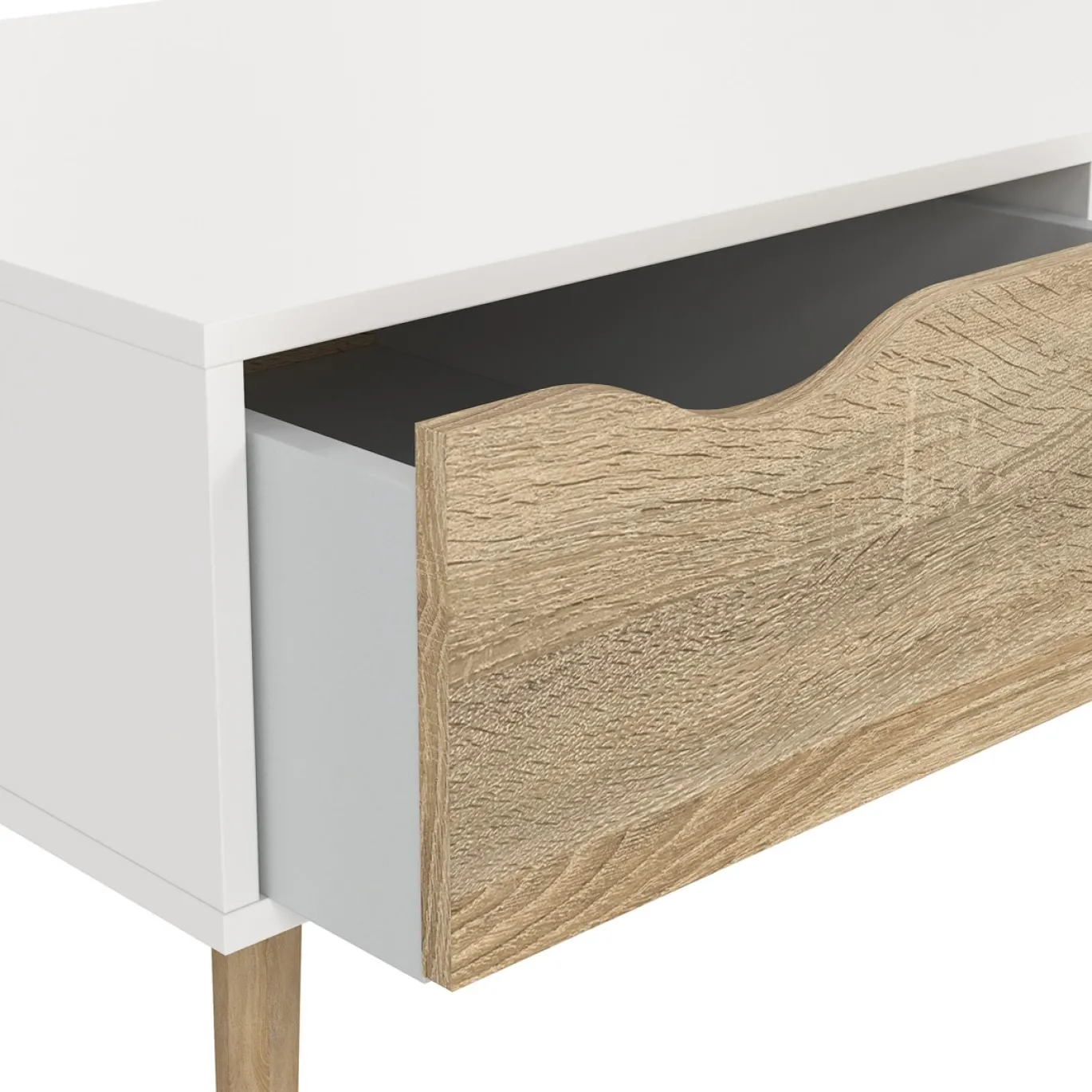 Salontafel Oslo Wit/Naturel - Giga Living