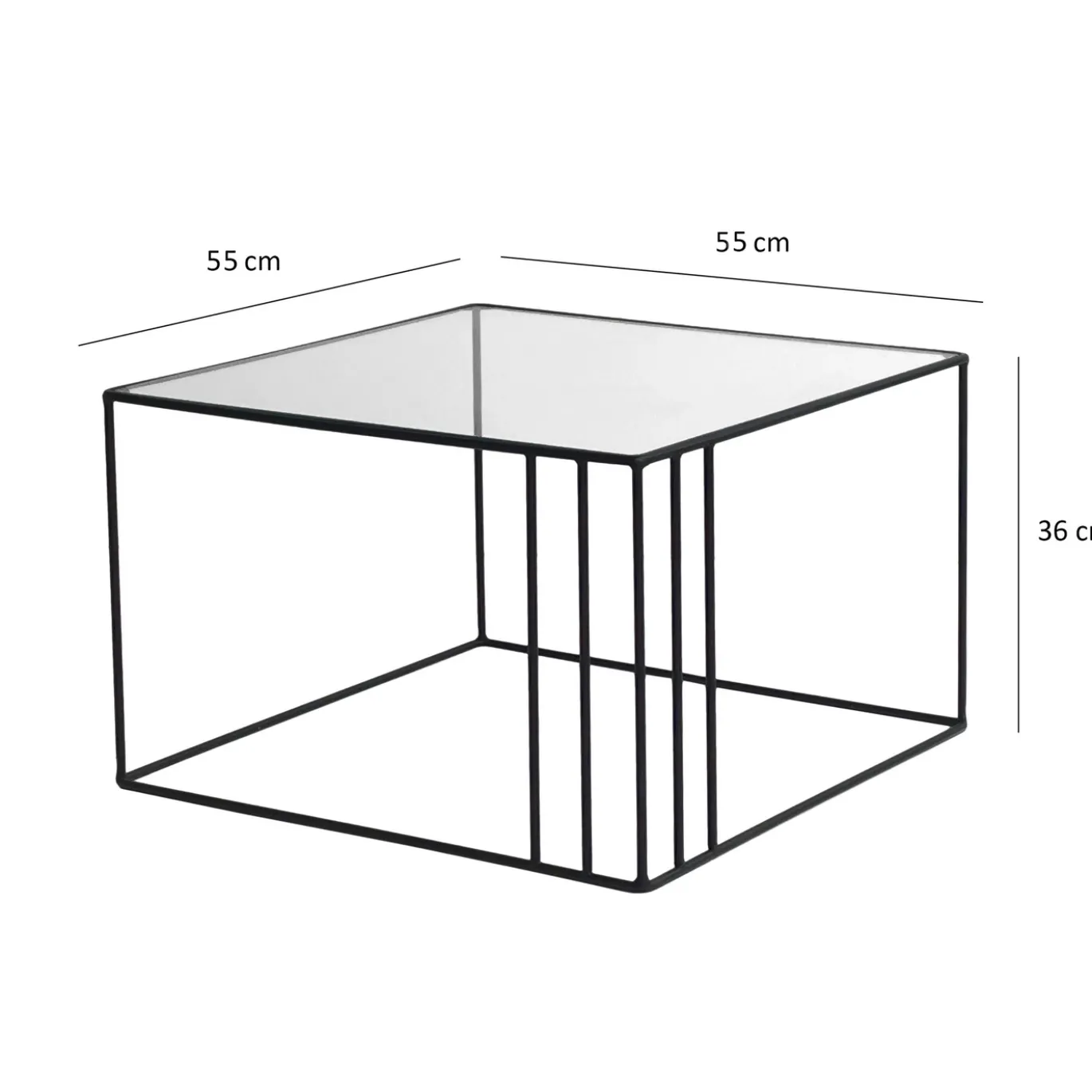 Salontafel Outline Glas