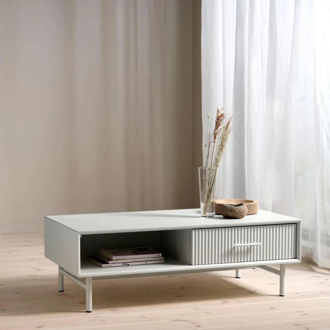 Salontafel Palma Greige MDF 60x120cm - Giga Living