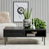 Salontafel Pensacola Zwart 60x110 cm - Giga Living