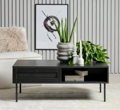 Salontafel Pensacola Zwart 60x110 cm - Giga Living