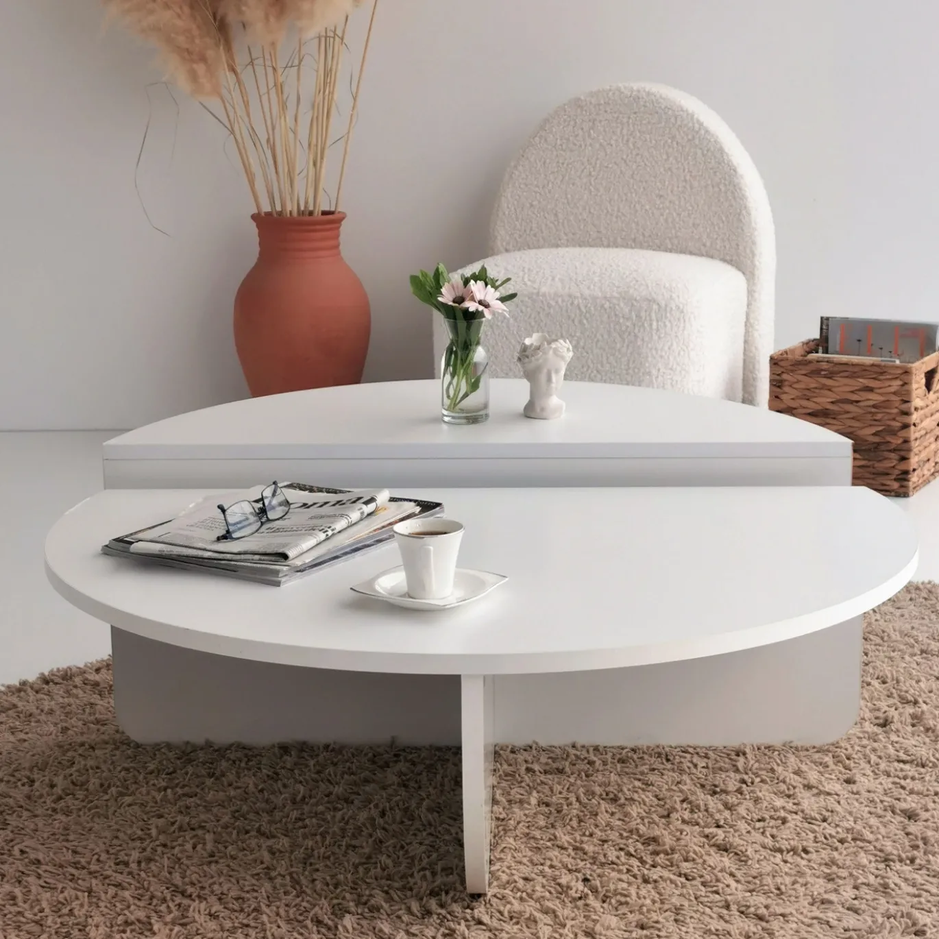 Salontafel Podium Wit