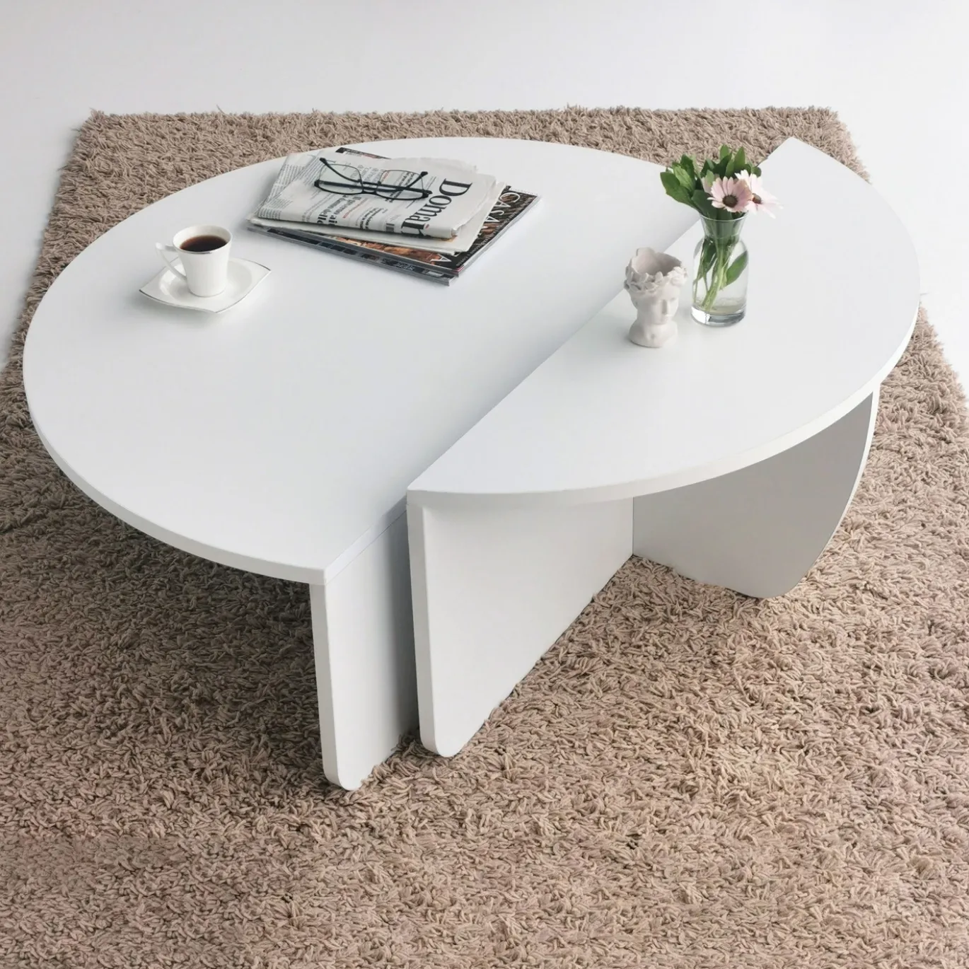 Salontafel Podium Wit