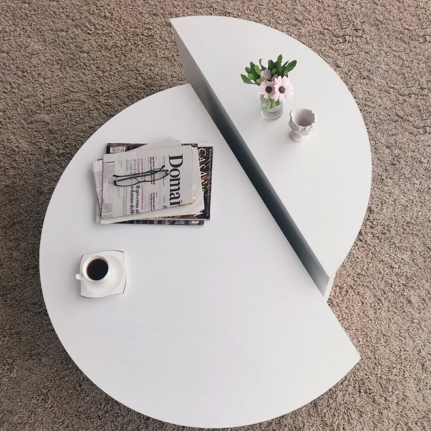 Salontafel Podium Wit