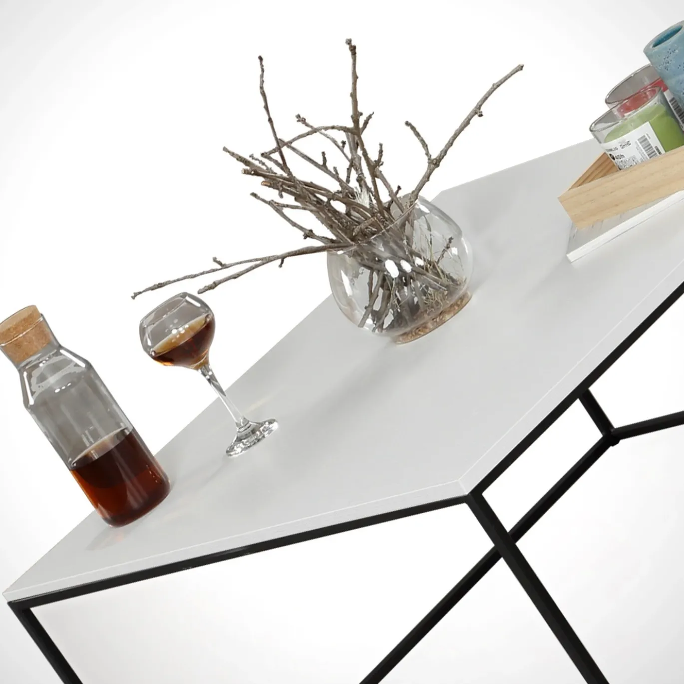 Salontafel Poly Wit