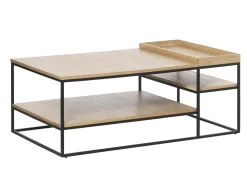 Salontafel Rivoli Naturel 70x120 cm - Giga Living