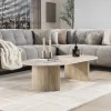 Salontafel Romano Arch 135cm 3d Keramiek Travertin - Giga Meubel