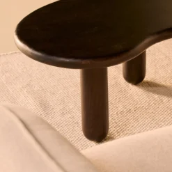 Salontafel Rondo Donkerbruin 110cm - Giga Meubel