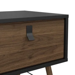 Salontafel Ry Noten Mat Zwart - Giga Living
