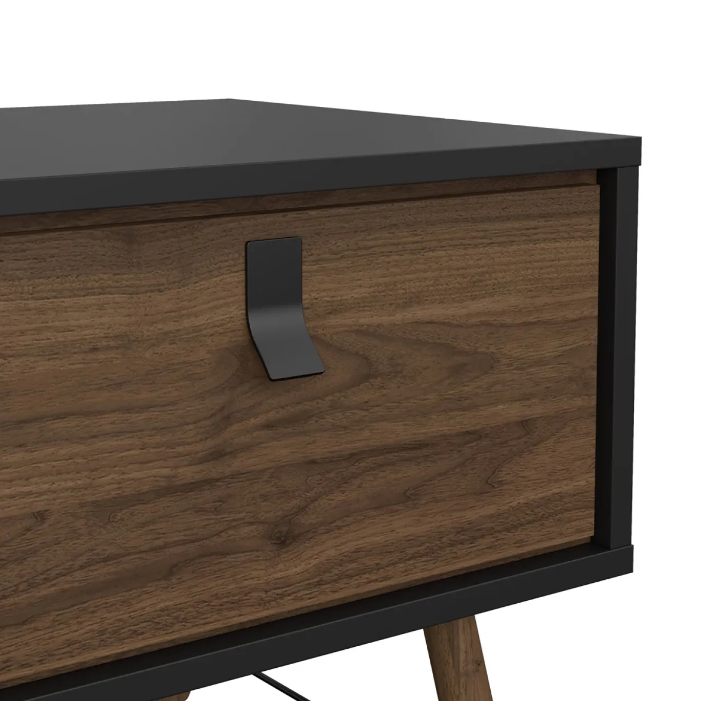Salontafel Ry Noten Mat Zwart - Giga Living