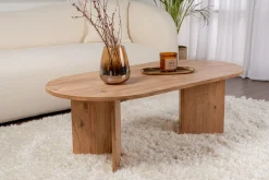 Salontafel Sable Ovaal Bruin 120cm