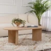 Salontafel Sable Ovaal Naturel 120cm