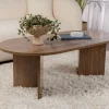 Salontafel Sable Ovaal Walnoot 120cm