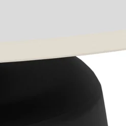Salontafel Santorini Keramiek Wit Ø70cm - Giga Living