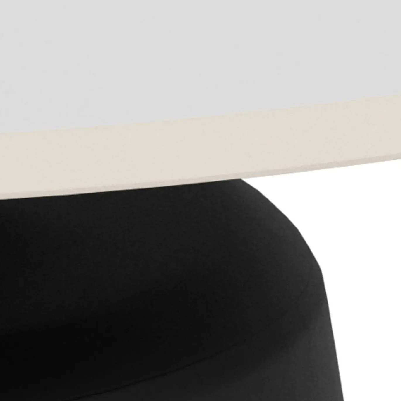 Salontafel Santorini Keramiek Wit Ø70cm - Giga Living