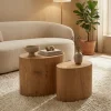Salontafel Set van 2 Finn MDF Naturel - Giga Living