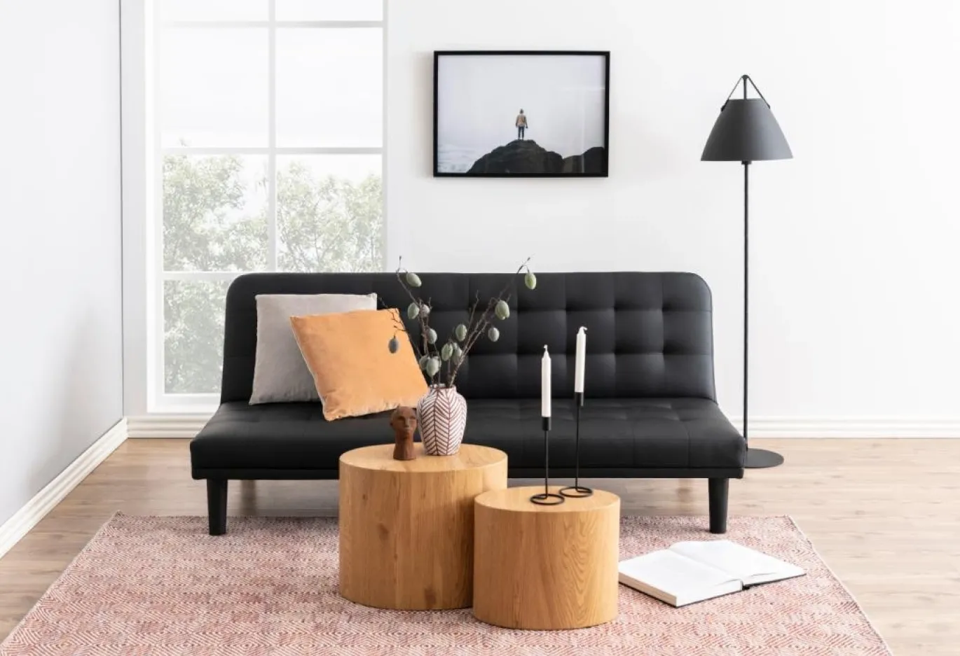 Salontafel Set van 2 Finn MDF Naturel - Giga Living