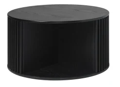 Salontafel Siena Zwart Ø85cm - Giga Living