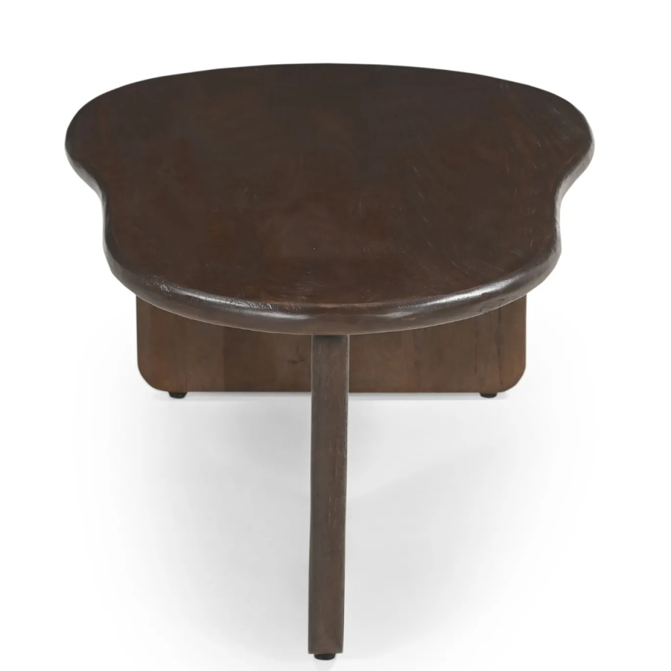 Salontafel Sira Organisch Donkerbruin 130cm - Giga Meubel
