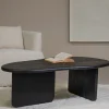 Salontafel Sira Organisch Zwart 130cm - Giga Meubel
