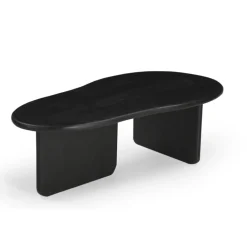 Salontafel Sira Organisch Zwart 130cm - Giga Meubel