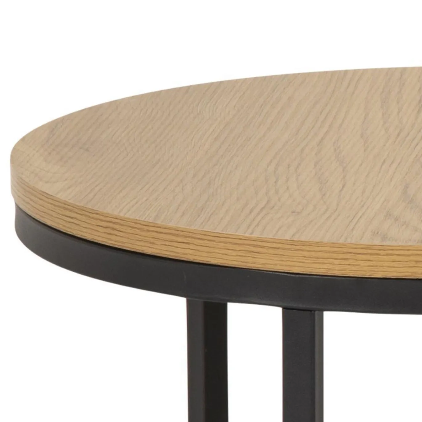 Salontafel Solin set MDF Naturel Ø80cm - Giga Living