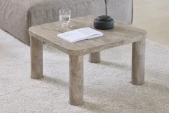 Salontafel Sorell Marmer Grijs 60cm - Giga Living