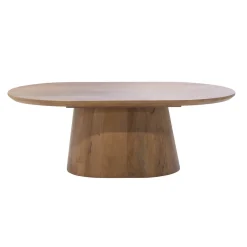 Salontafel Stijn Bruin Deens Ovaal 130cm - Giga Meubel