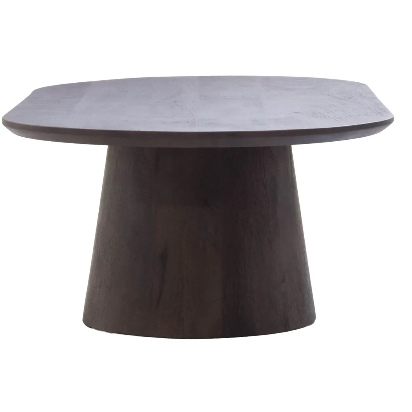 Salontafel Stijn Walnoot Deens Ovaal 130cm - Giga Meubel
