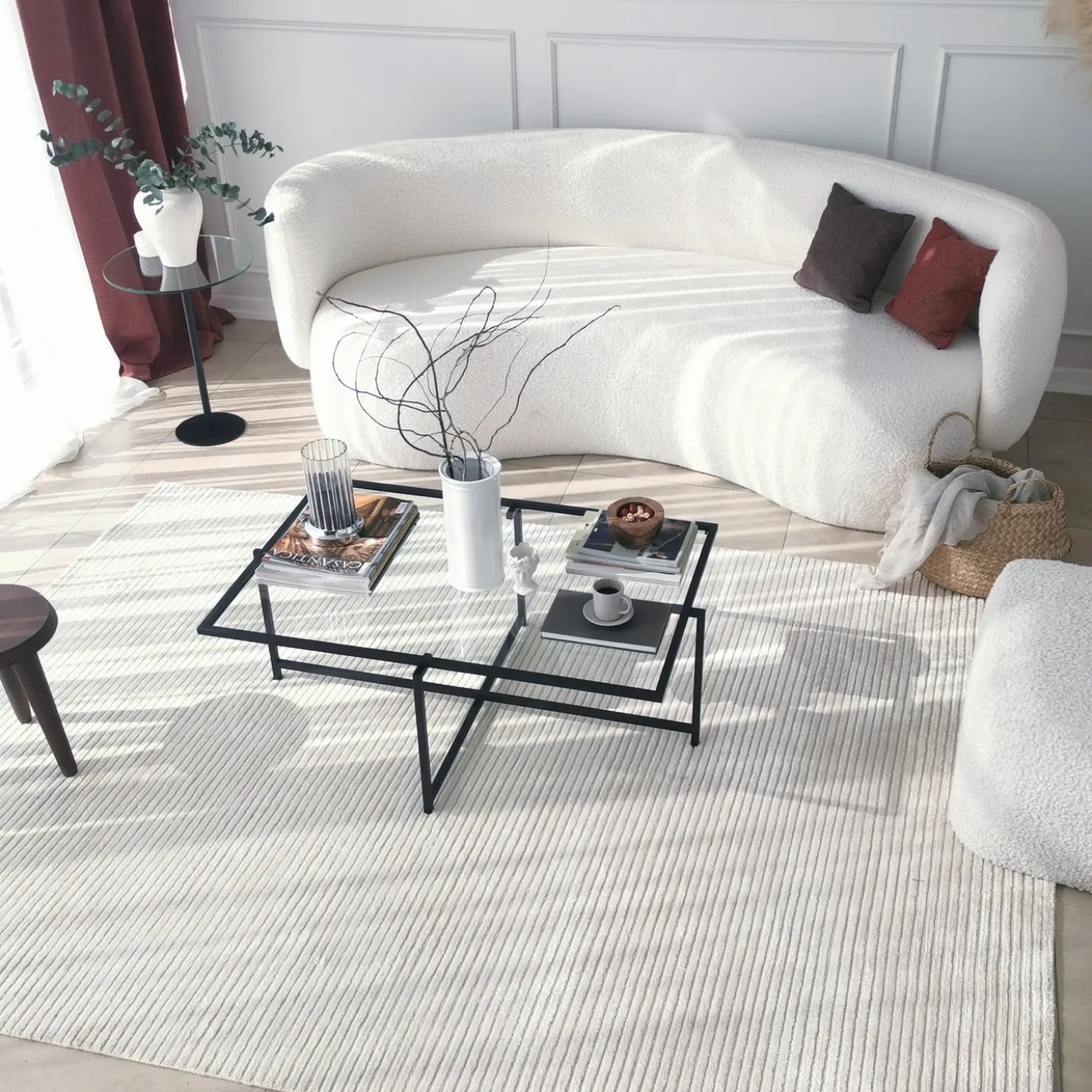Salontafel Sun Zwart 94cm