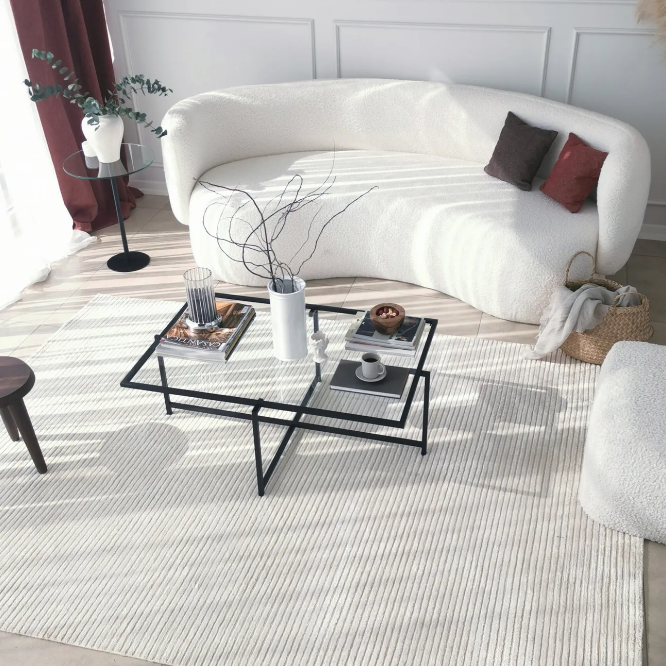 Salontafel Sun Zwart 94cm