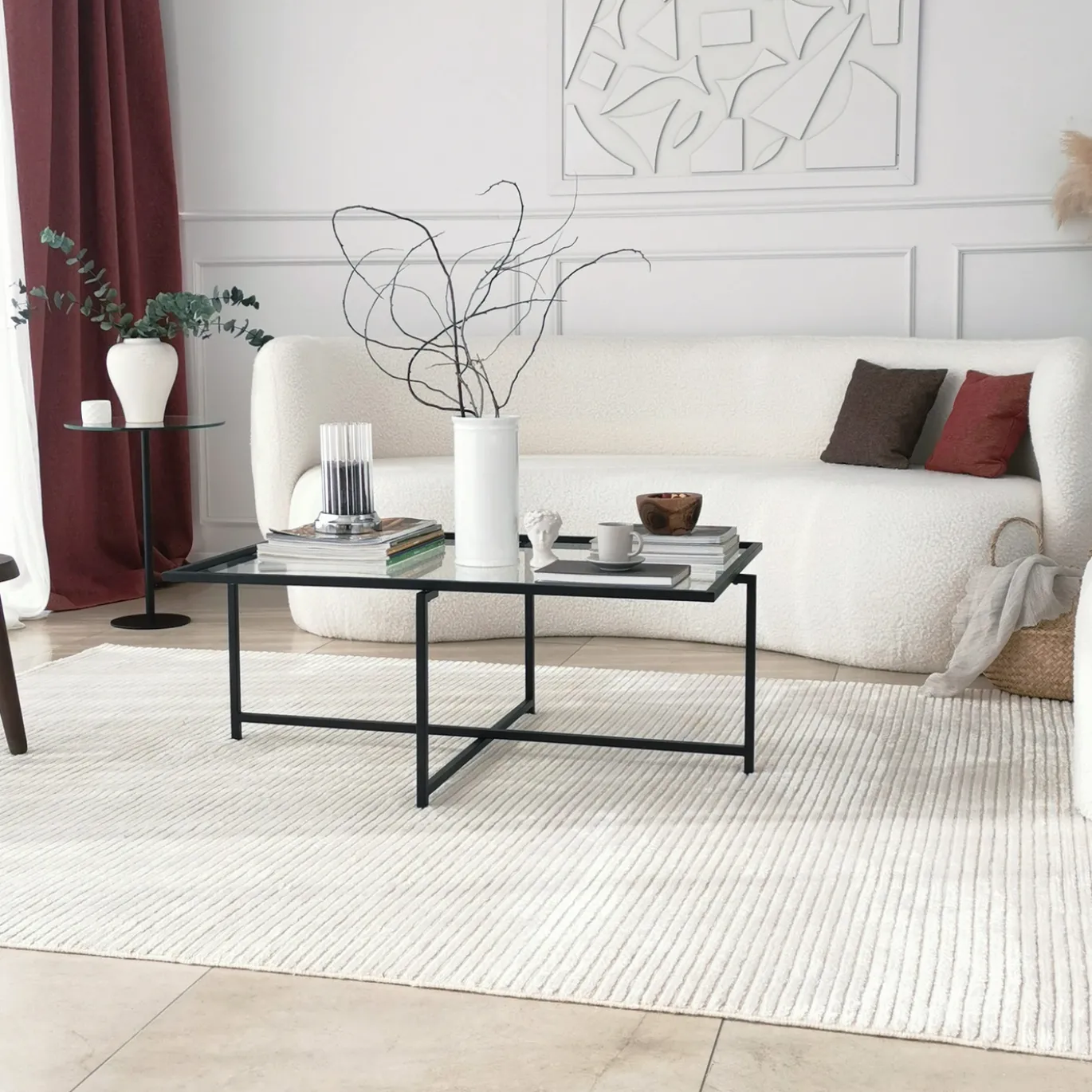 Salontafel Sun Zwart 94cm