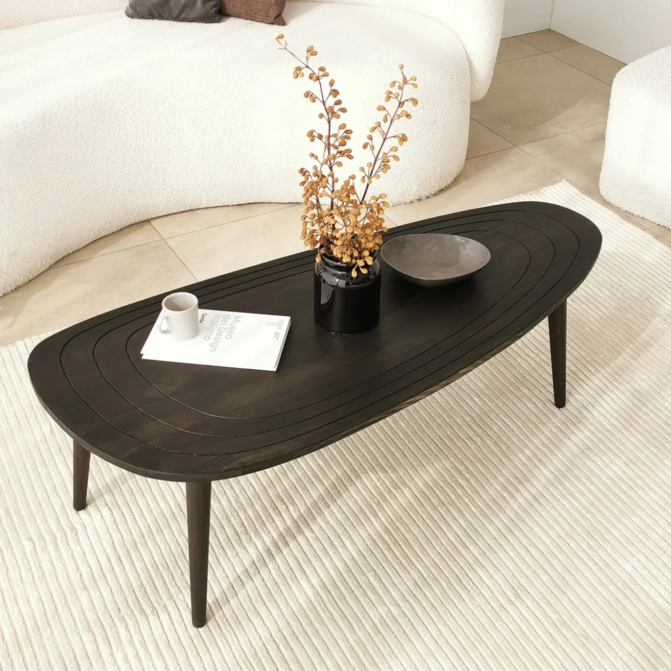 Salontafel Sweet Antraciet 115cm