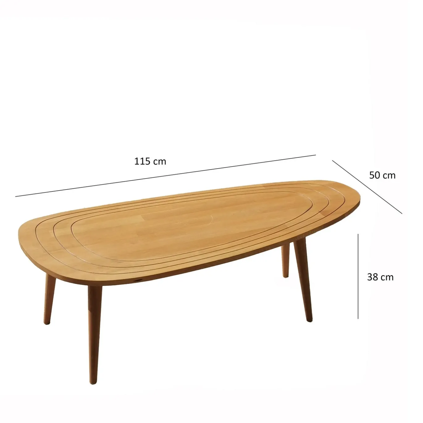 Salontafel Sweet Teak 115cm