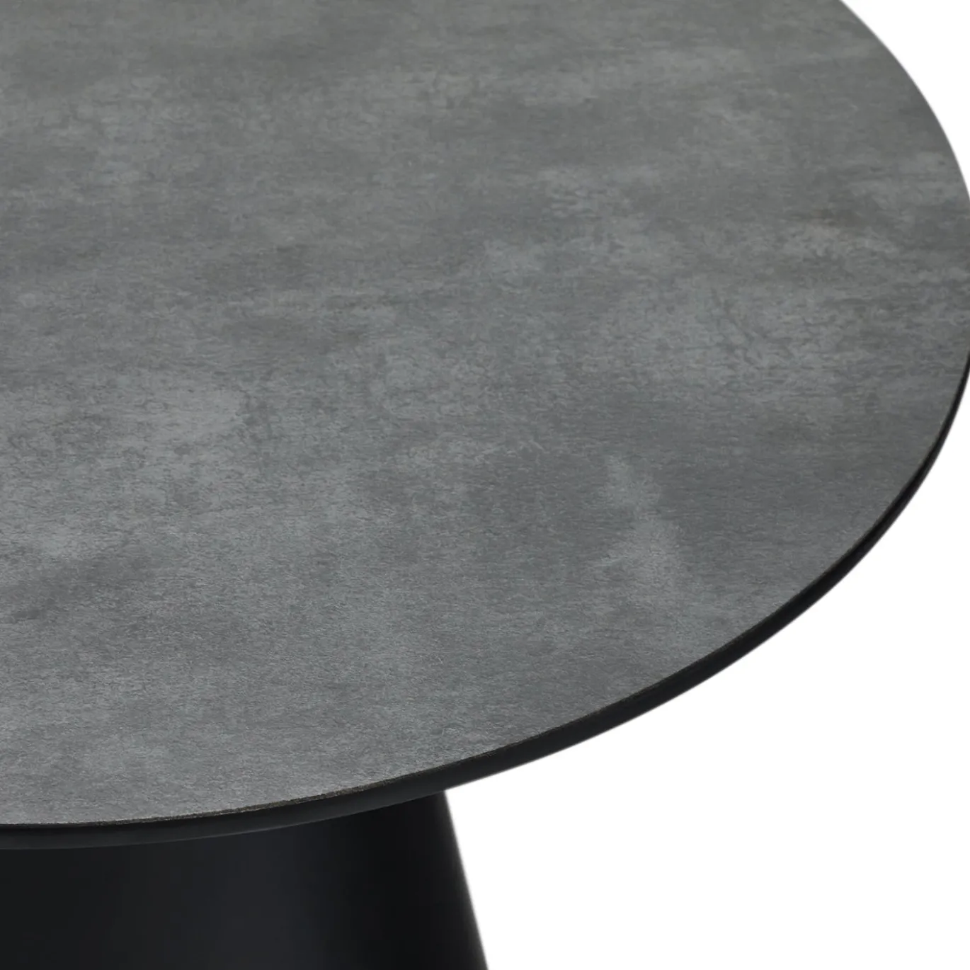 Salontafel Tango ø60x40cm Donkergrijs Marmer - Giga Meubel