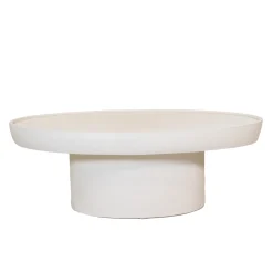 Salontafel Tess Ovaal Beige 90cm - Giga Meubel