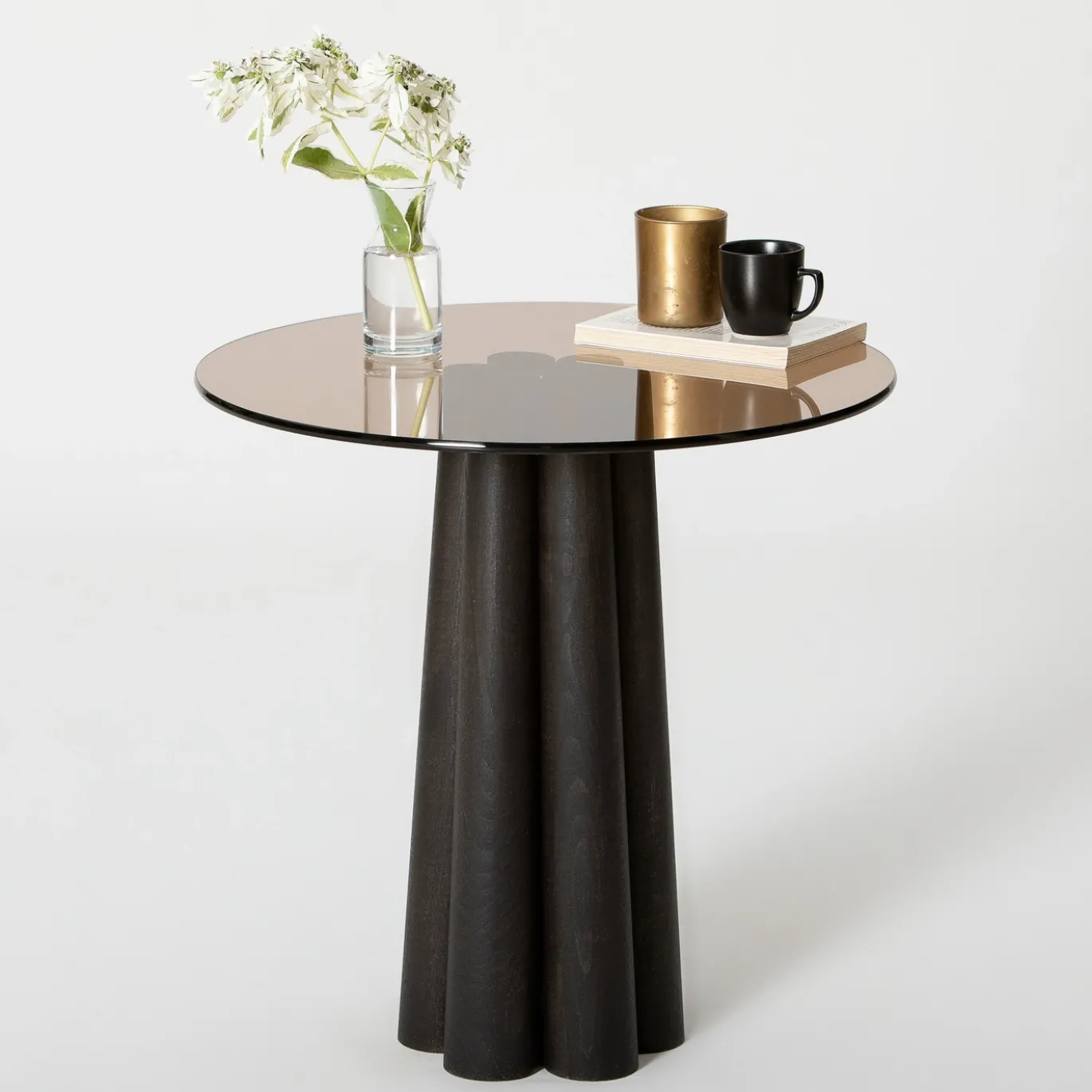 Salontafel Thales Brons/Zwart Ø50cm
