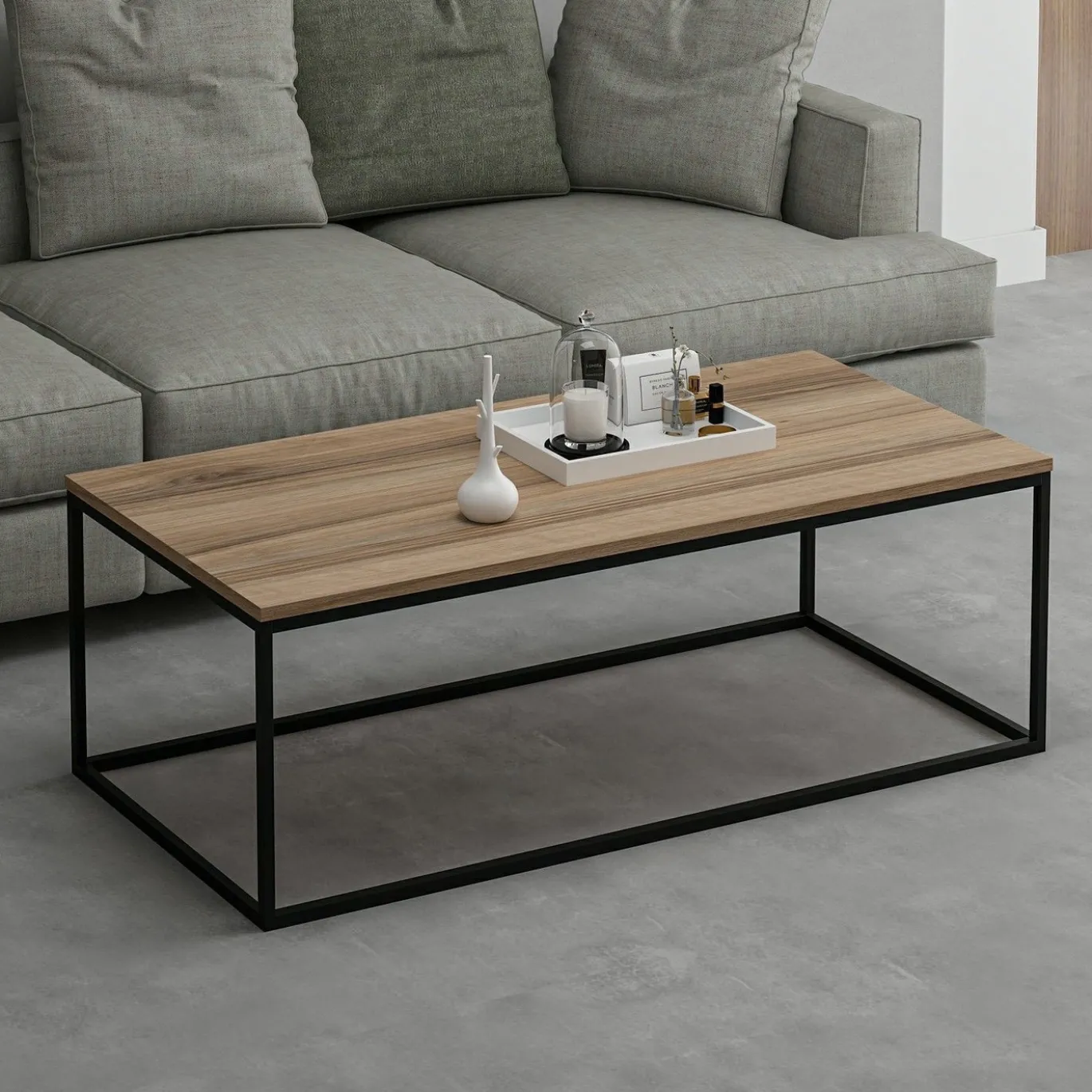 Salontafel Tiger Walnoot 120cm