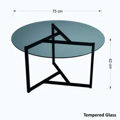 Salontafel Trio Zwart