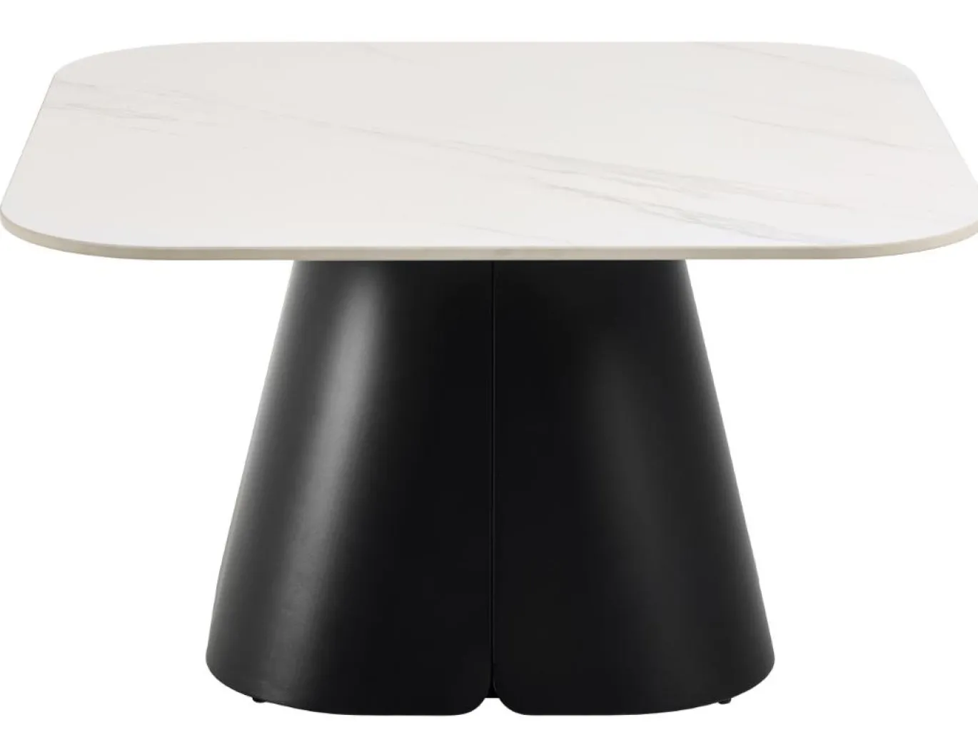 Salontafel Valsta Keramiek Wit Unico 80cm - Giga Living