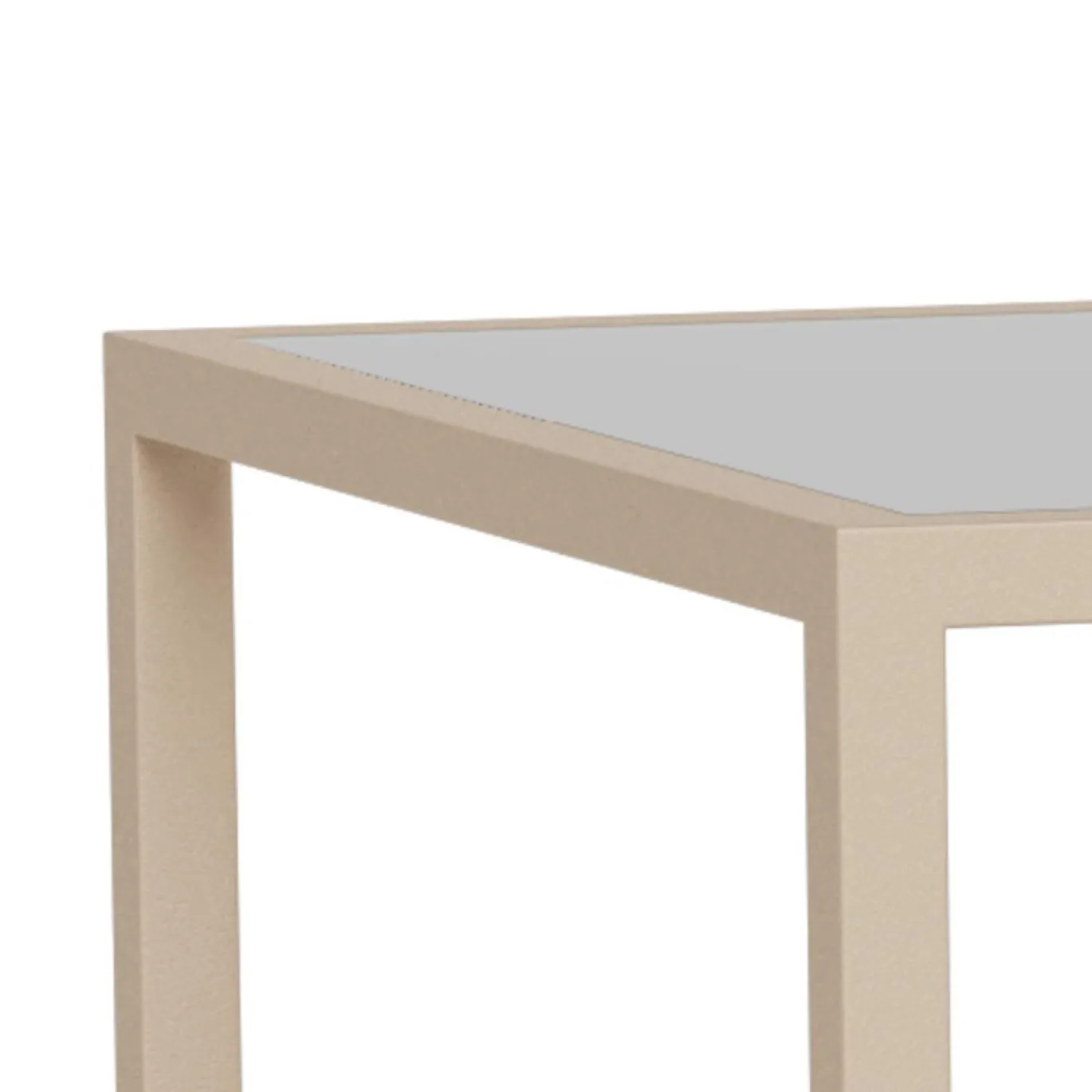 Salontafel Vayen Glas Transparant Set van 2 90cm - Giga Living