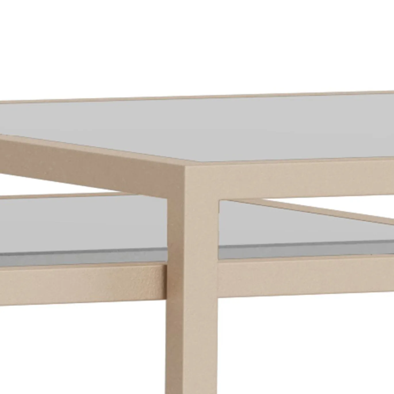 Salontafel Vayen Glas Transparant Set van 2 90cm - Giga Living