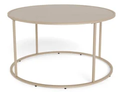 Salontafel Vayen Grijs Ø80cm - Giga Living