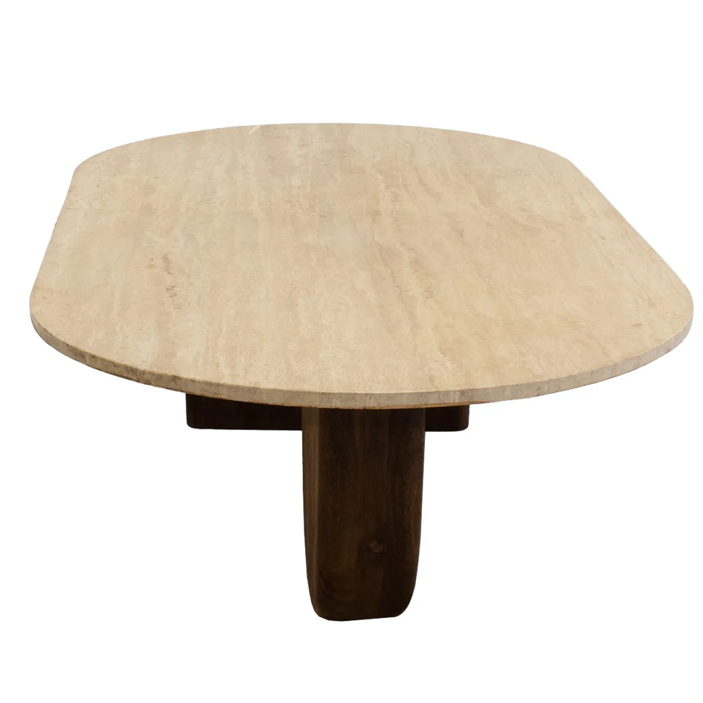 Salontafel Wessel Travertin Bruin - Giga Meubel