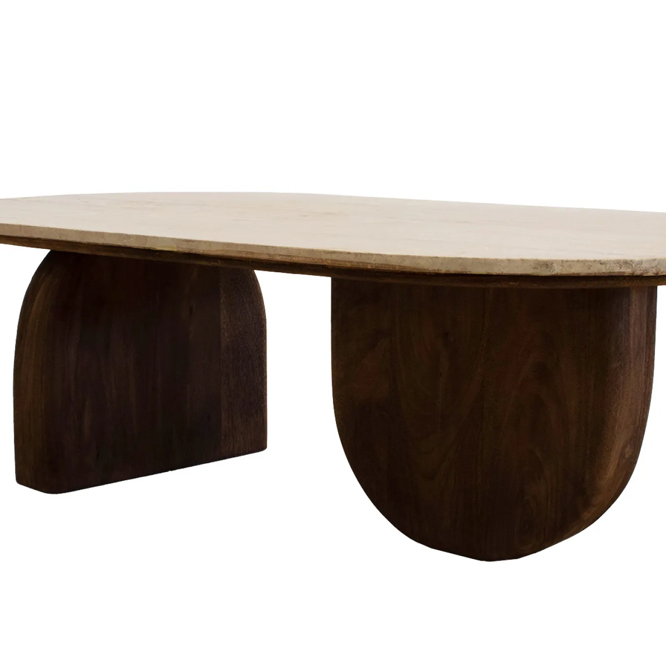 Salontafel Wessel Travertin Bruin - Giga Meubel
