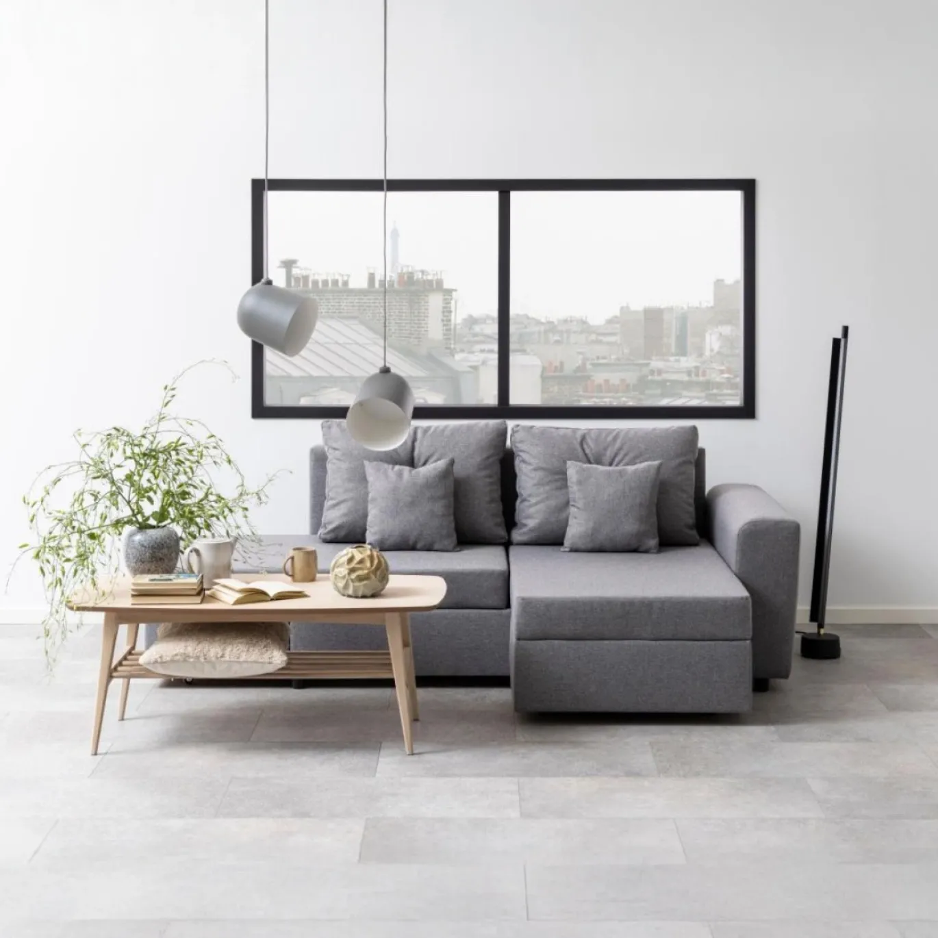 Salontafel Wova Eikenfineer Wit 120cm - Giga Living