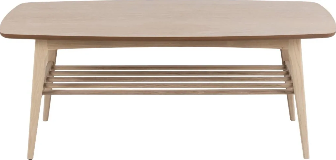 Salontafel Wova Eikenfineer Wit 120cm - Giga Living