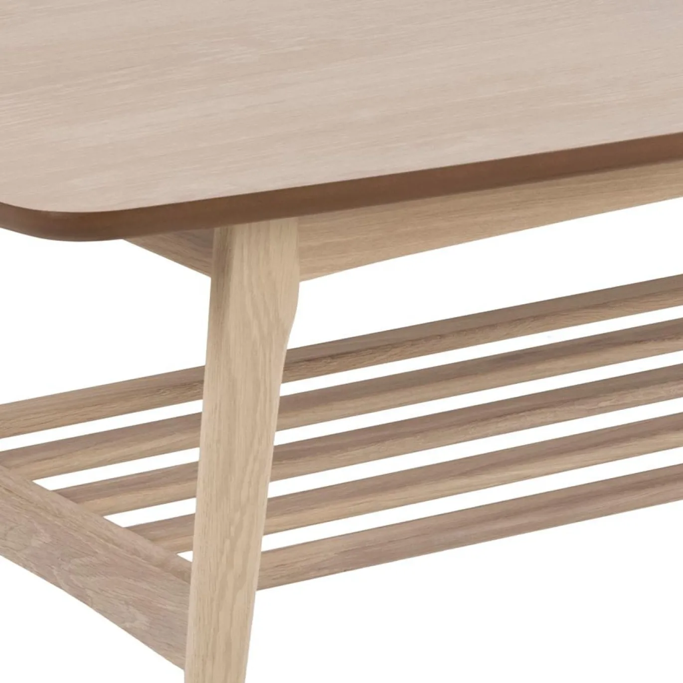 Salontafel Wova Eikenfineer Wit 120cm - Giga Living